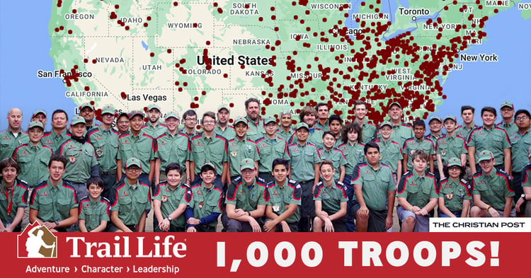 Trail Life USA Reaches 1,000th Troop