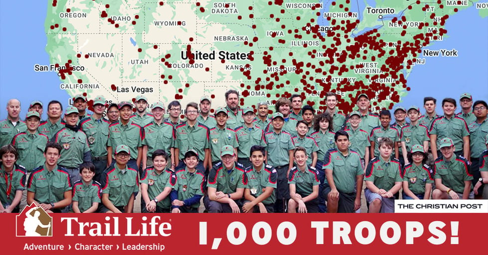 Trail Life USA Reaches 1,000th Troop