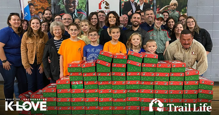 'Operation Christmas Child' Donation Week Underway, 'trail life usa' pitching in generously