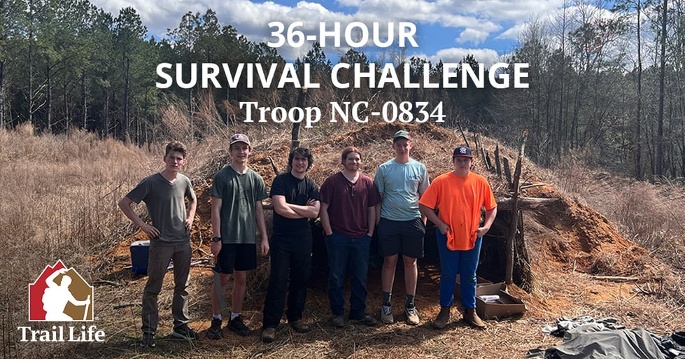 A Rite of Passage: Troop NC-0834's 36-hour Survival challenge